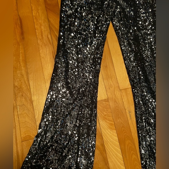 Sequin flared pants - Picture 3 of 5
